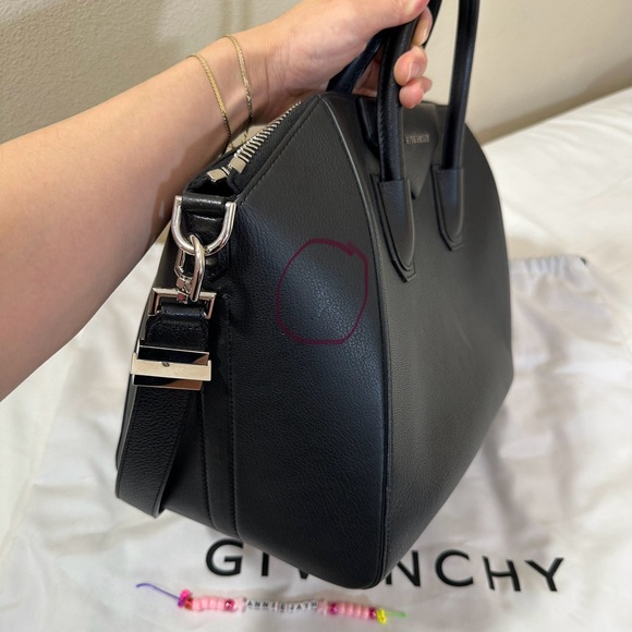 Givenchy Antigona Bag Medium - Black Leather, Silver Hardware ($2,650 Retail) - Picture 12 of 12